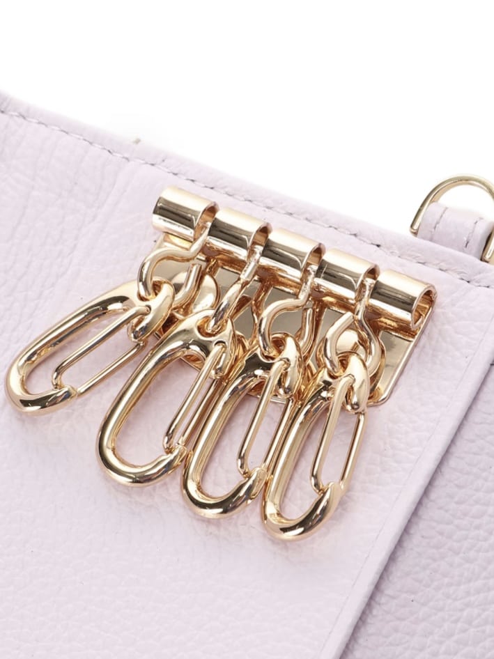 フラワービット キーケース　ラベンダー