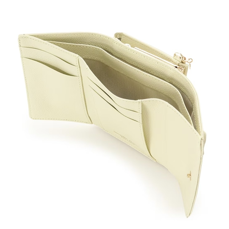 フラワービット 折財布　イエロー