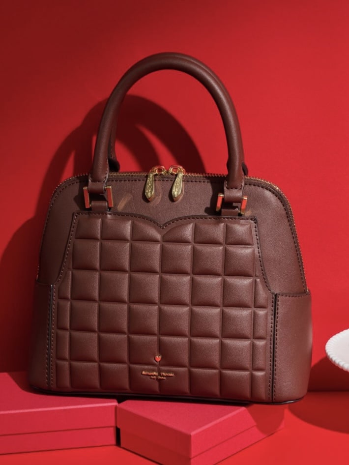 ビターハート ショルダーバッグ　ダークブラウン