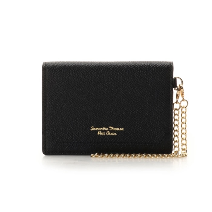 インサイドバイカラー パスケース　ブラック