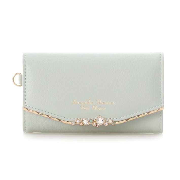 ハートジュエルバー キーケース　グリーン