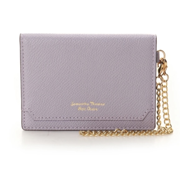 インサイドバイカラー パスケース　パープル