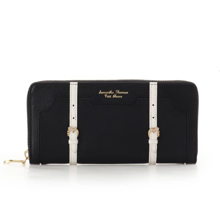 トロッターケースモチーフ 長財布　ブラック