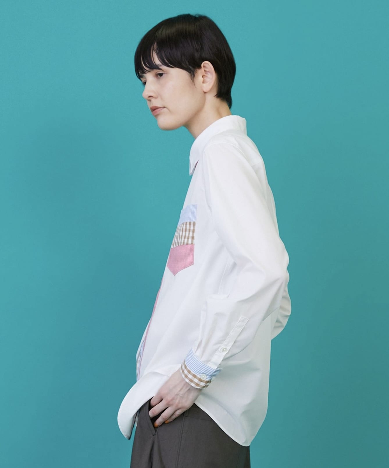 フロントシャツ ホワイト 1サイズ