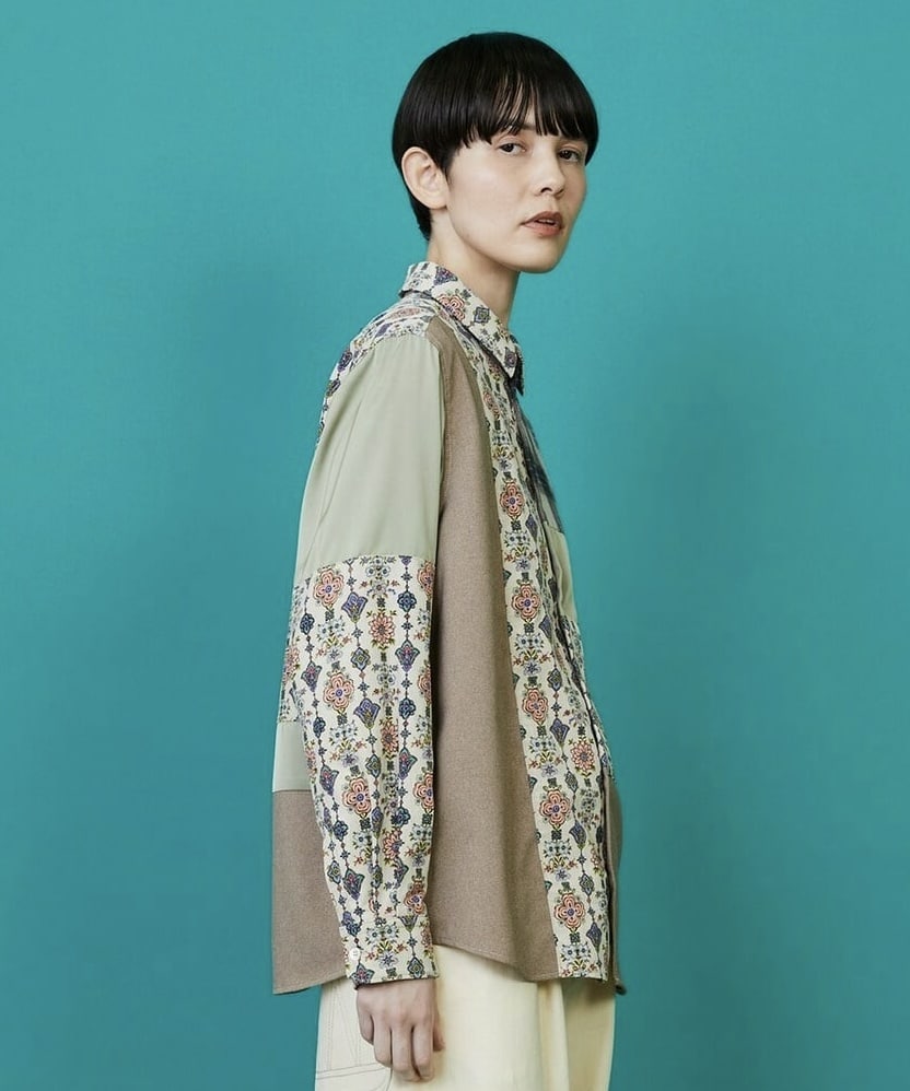 ドライフラワー（シャツ） ベージュ系 1サイズ