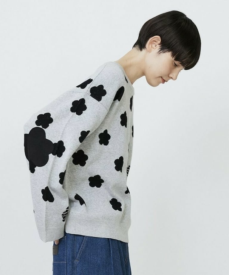 パークマークニット② ライトグレー 1サイズ