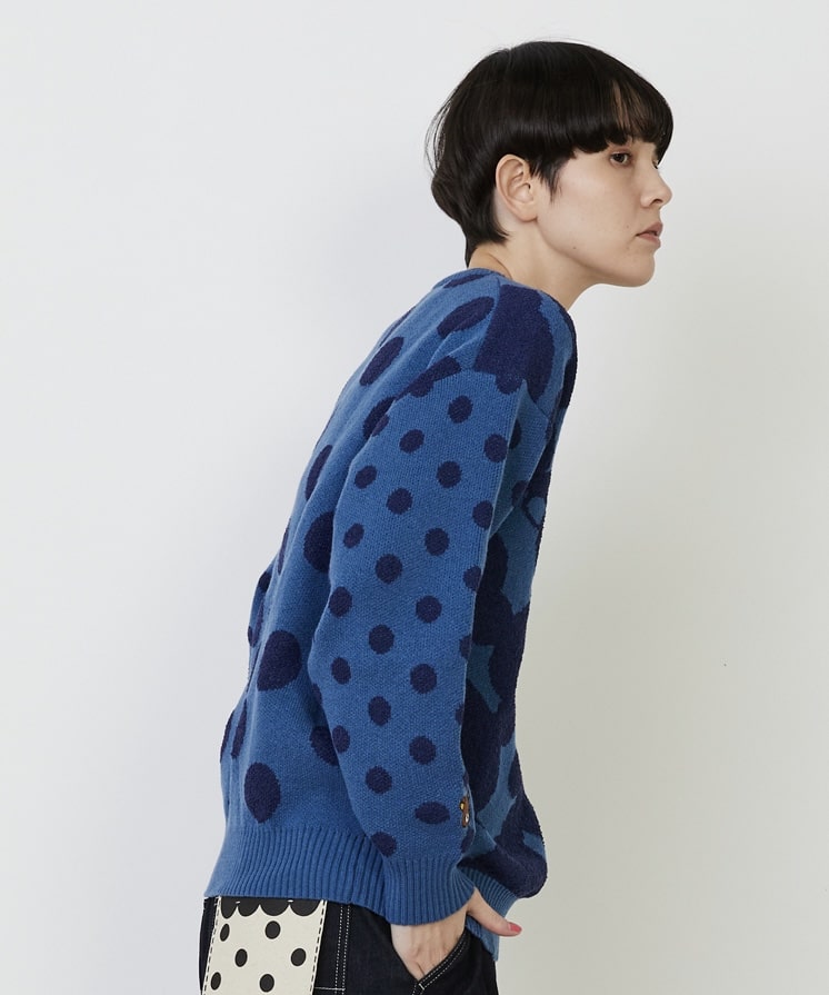 FRAPBOIS×Rilakkuma JQニット ブルー 1サイズ