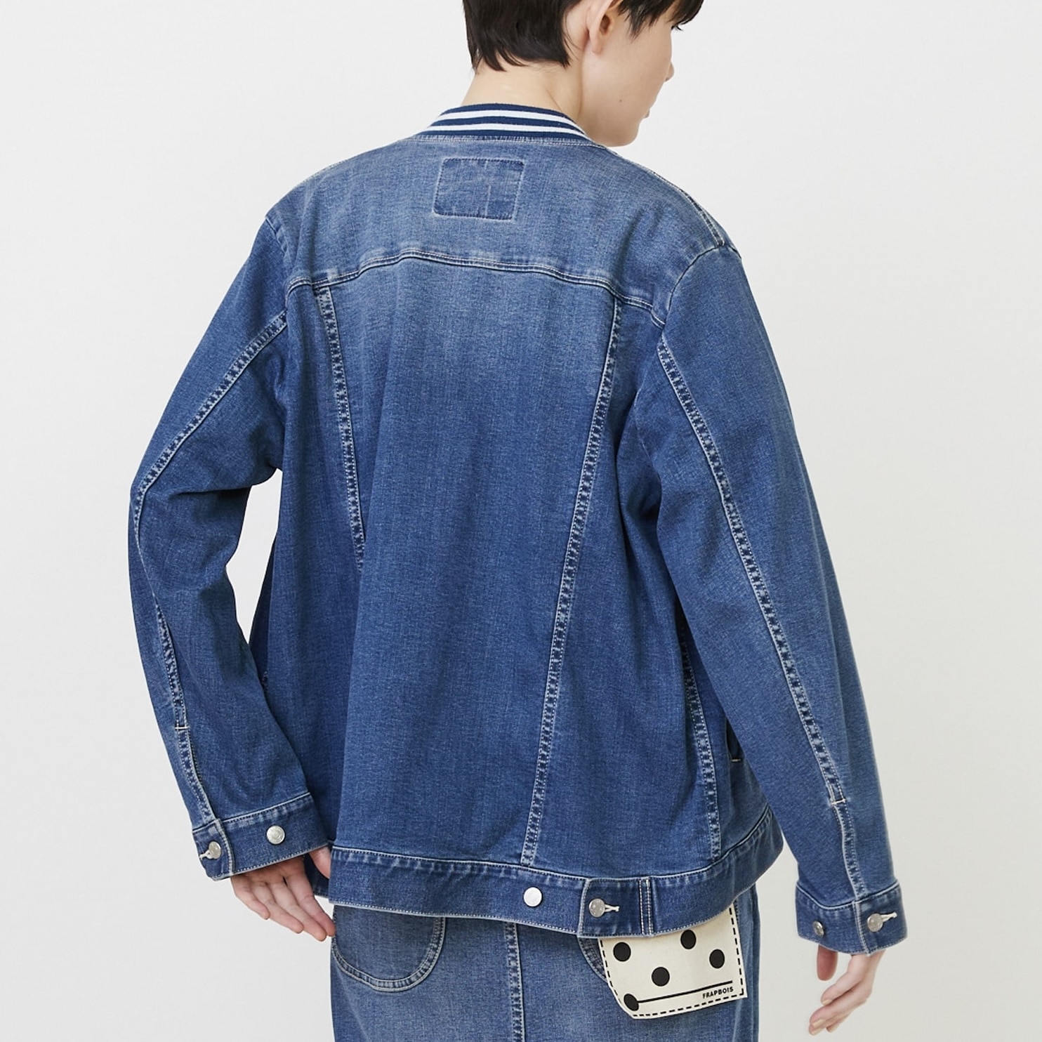 ムーブデニム(ジャケット) ネイビー 2サイズ