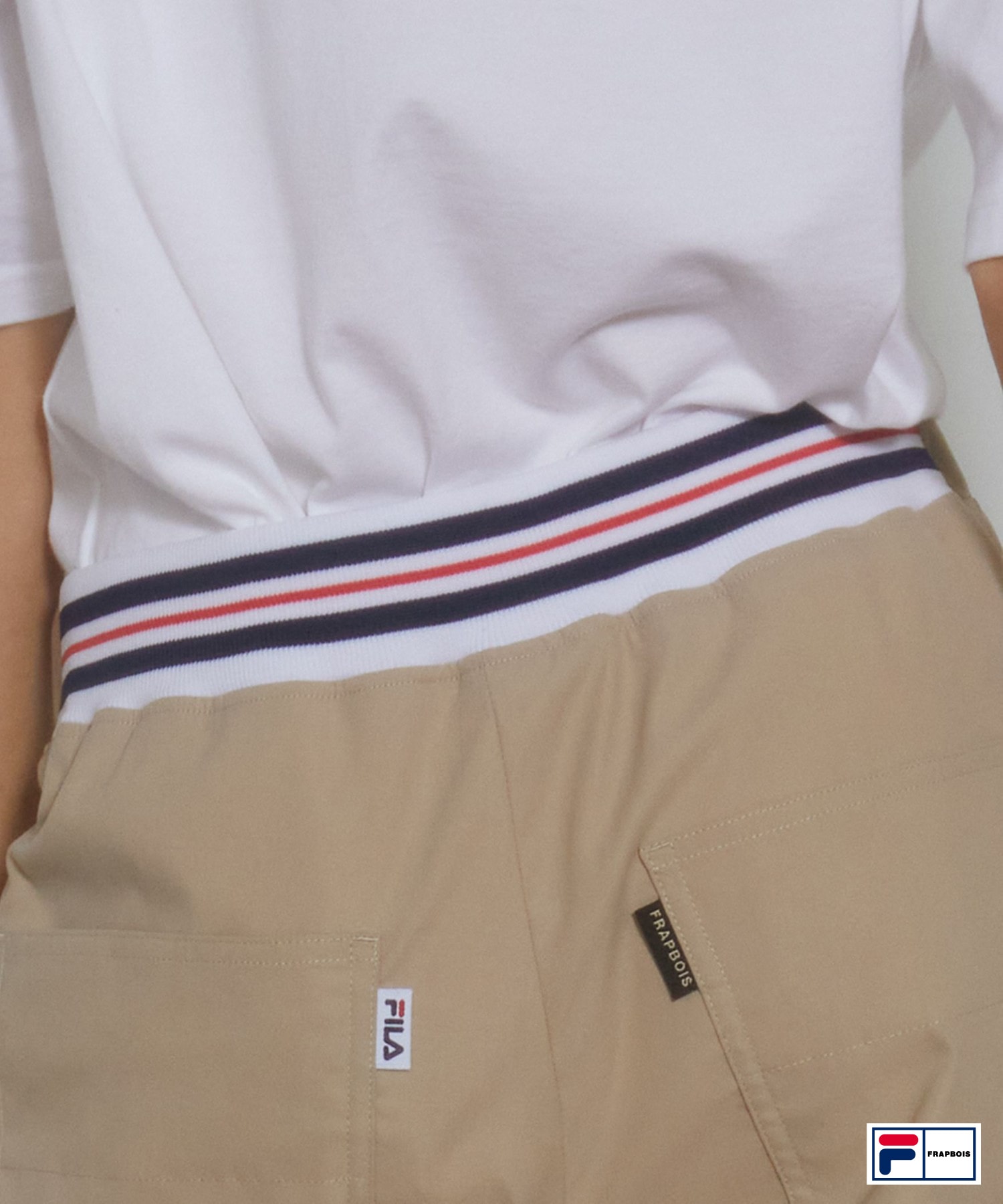 FILA×FRAPBOIS パンツ(1サイズ ベージュ)｜ フラボア｜池袋PARCO