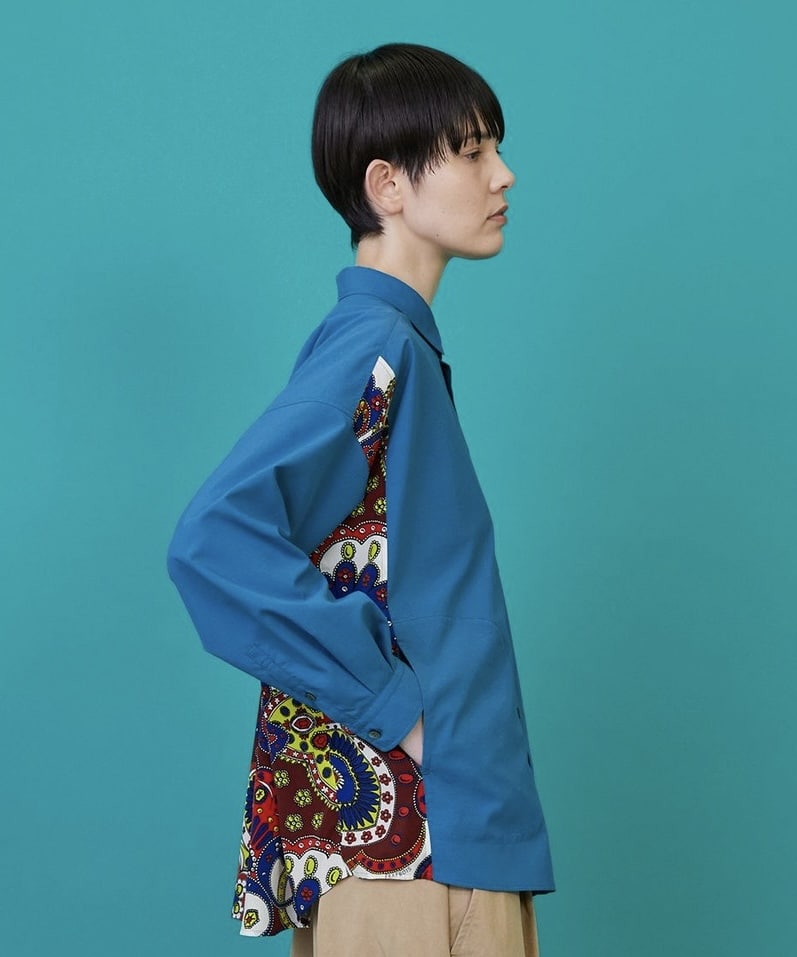 スカーフル（シャツ） ブルー 1サイズ