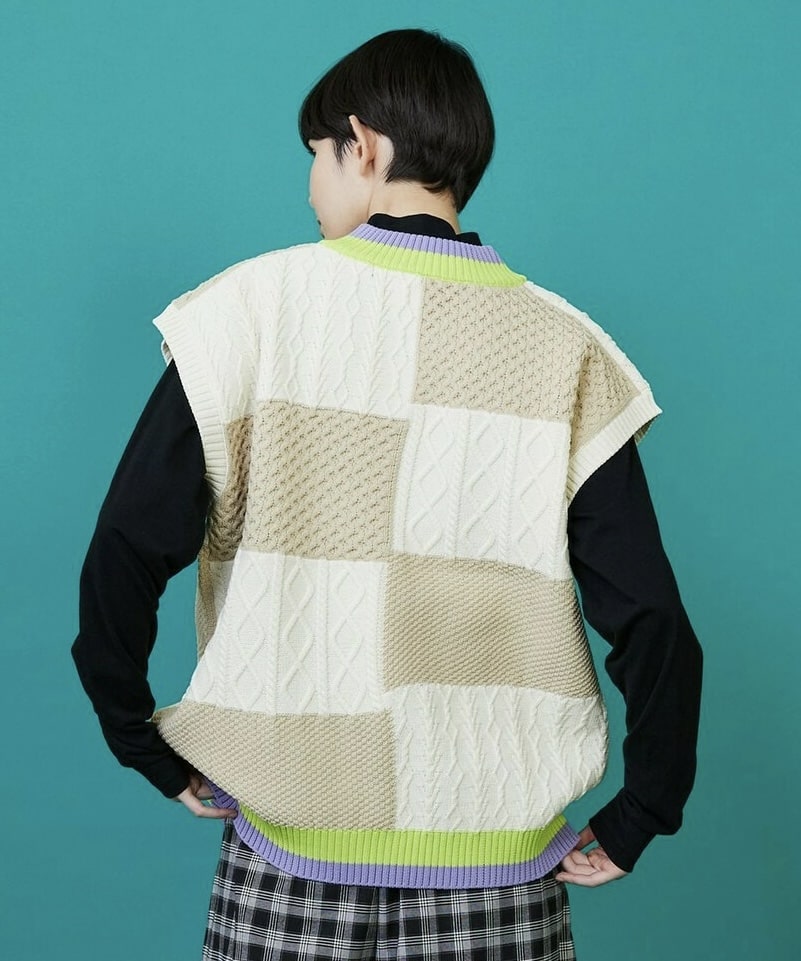 ケーブベスト オフホワイト 1サイズ