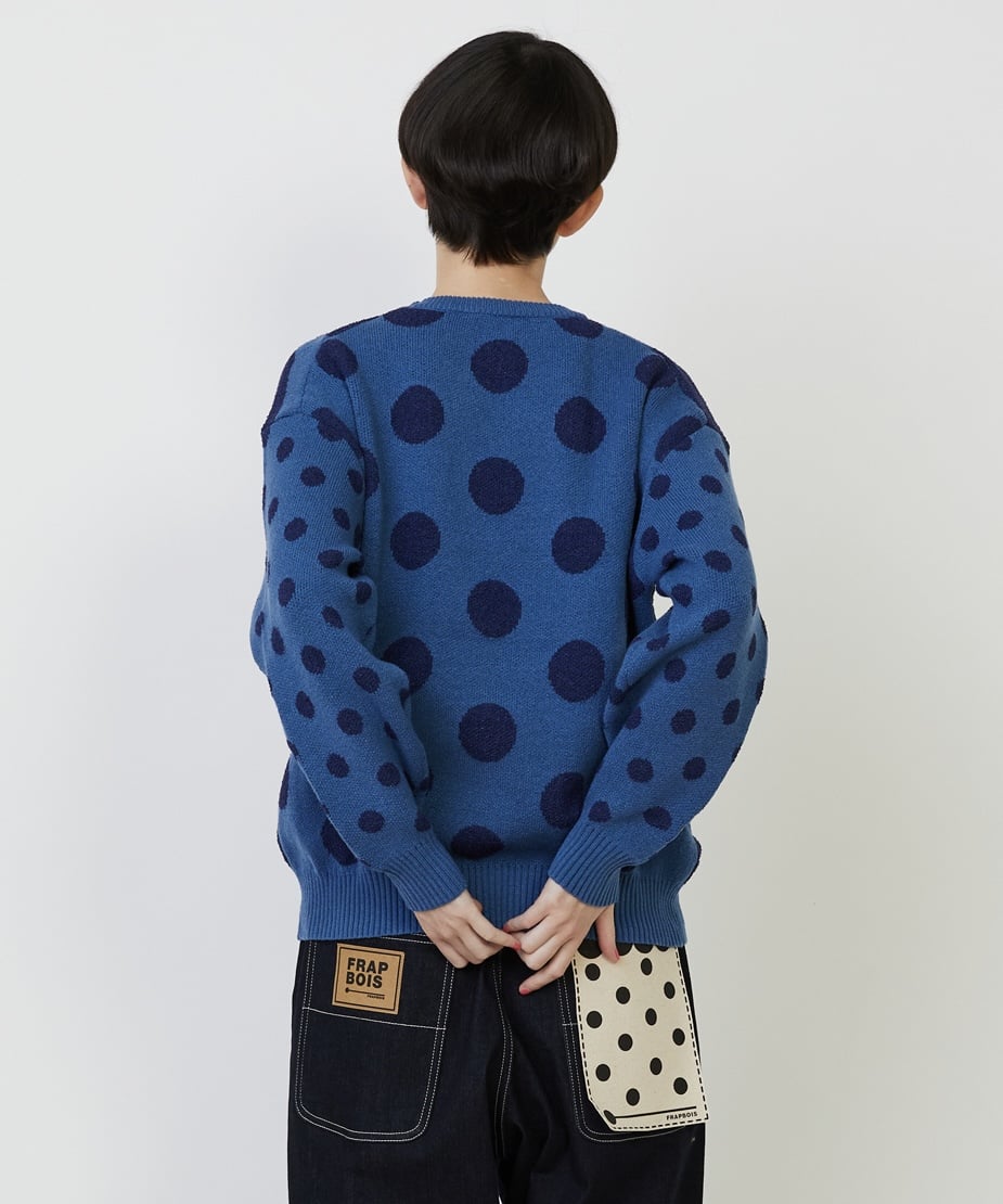 FRAPBOIS×Rilakkuma JQニット ブルー 1サイズ