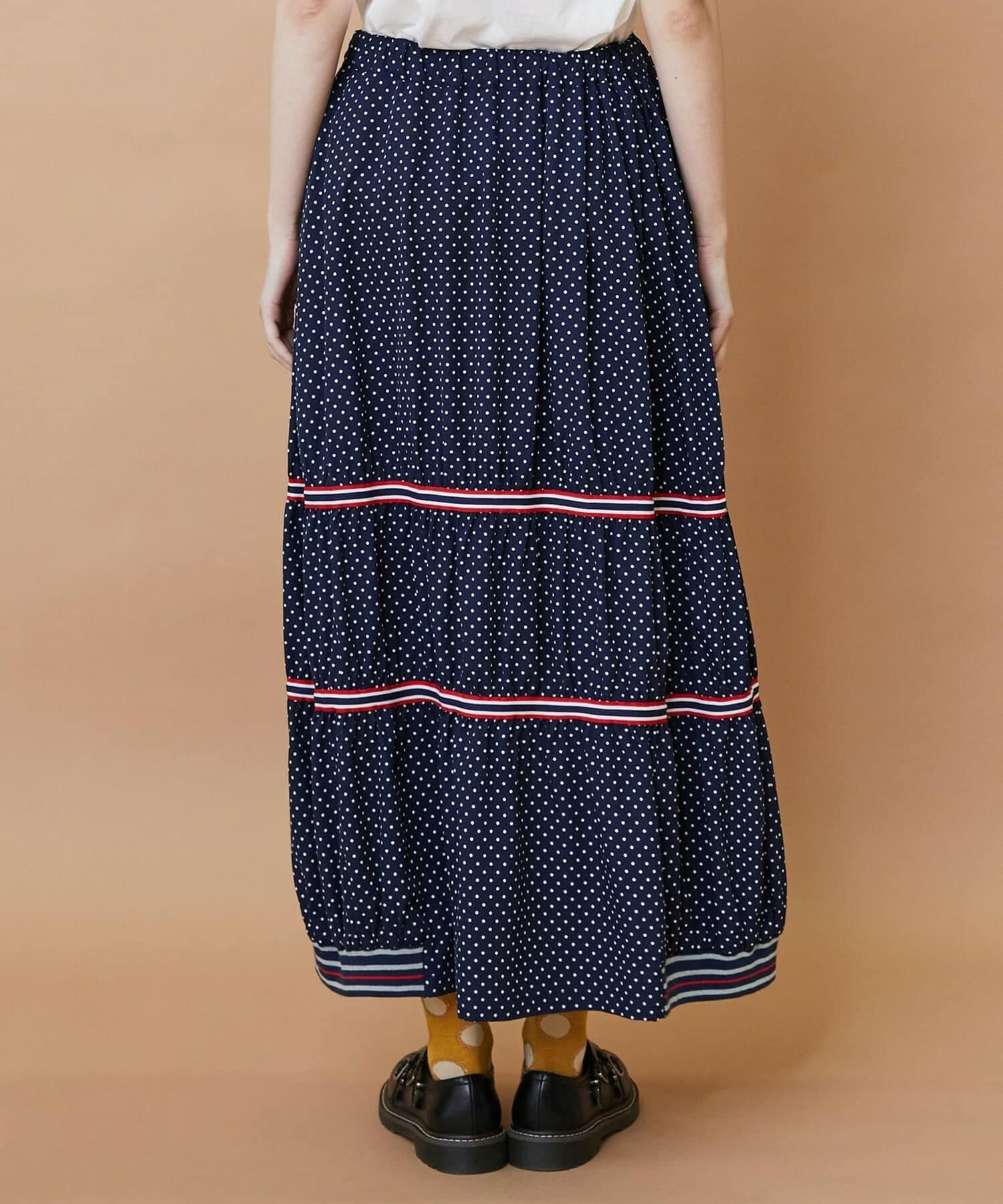 スプラッシュドット（スカート） ネイビー 0サイズ