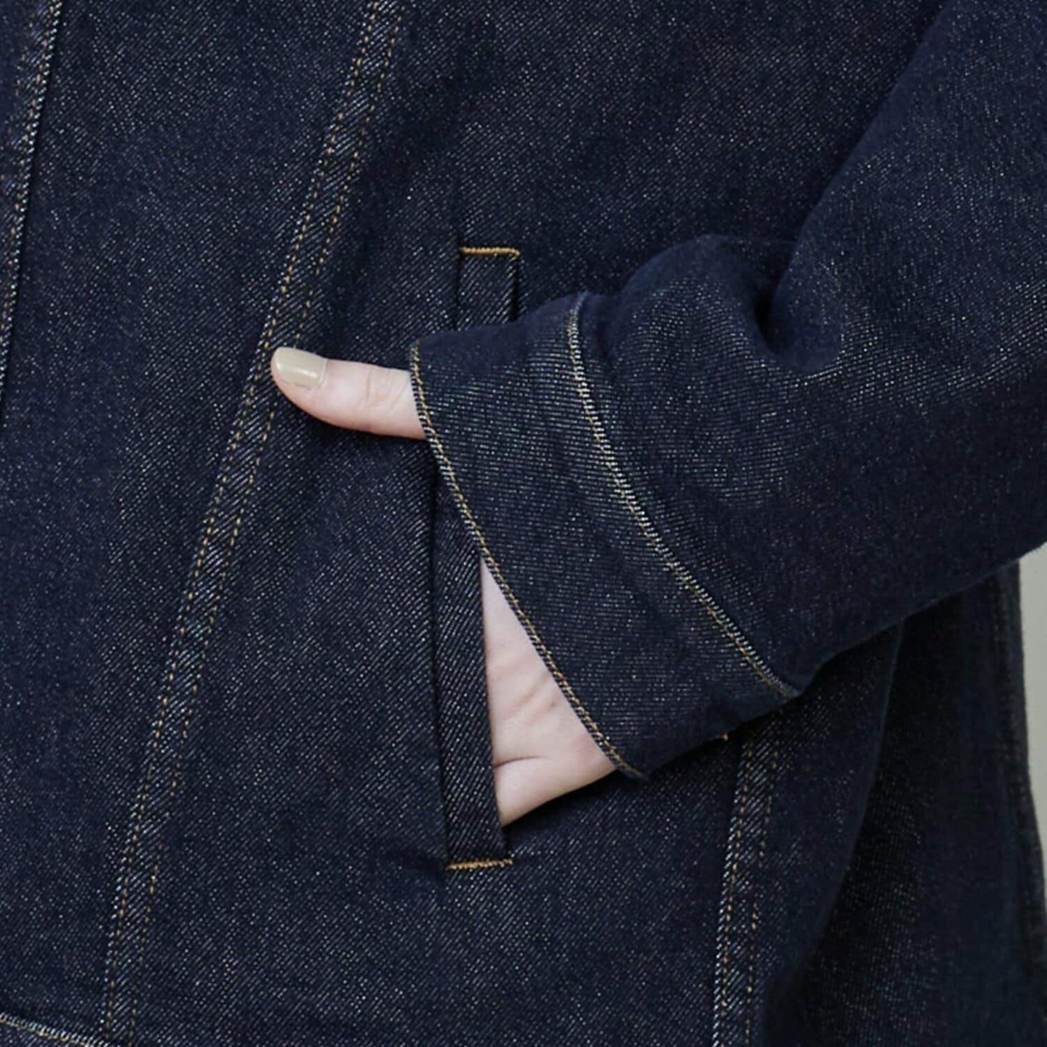 ムーブデニム②（ジャケット） ネイビー 2サイズ
