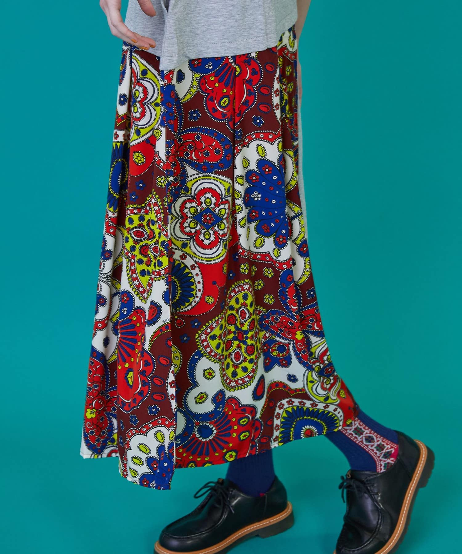 スカーフルカット（ワンピース） グレー 0サイズ