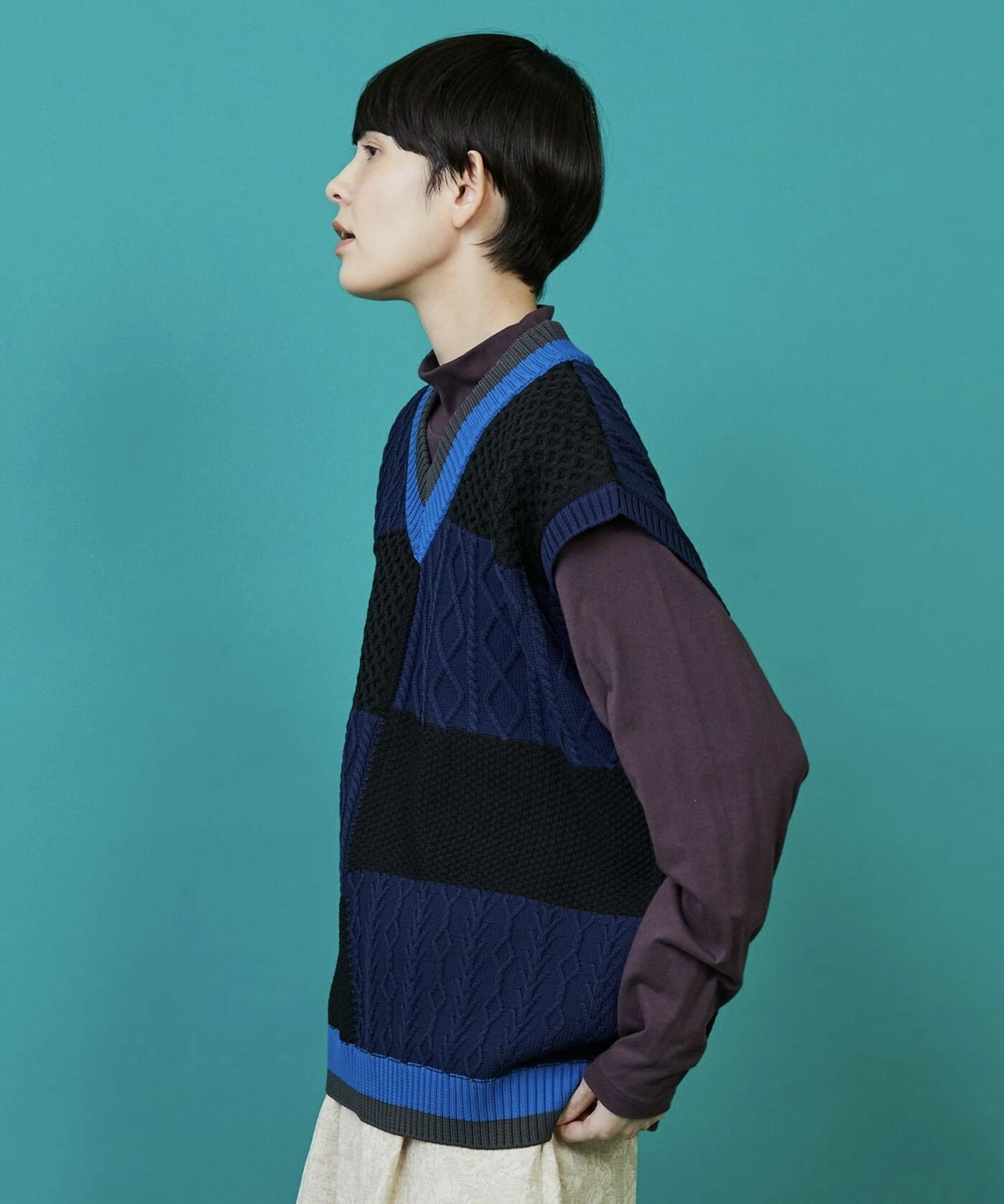 ケーブベスト オフホワイト 1サイズ