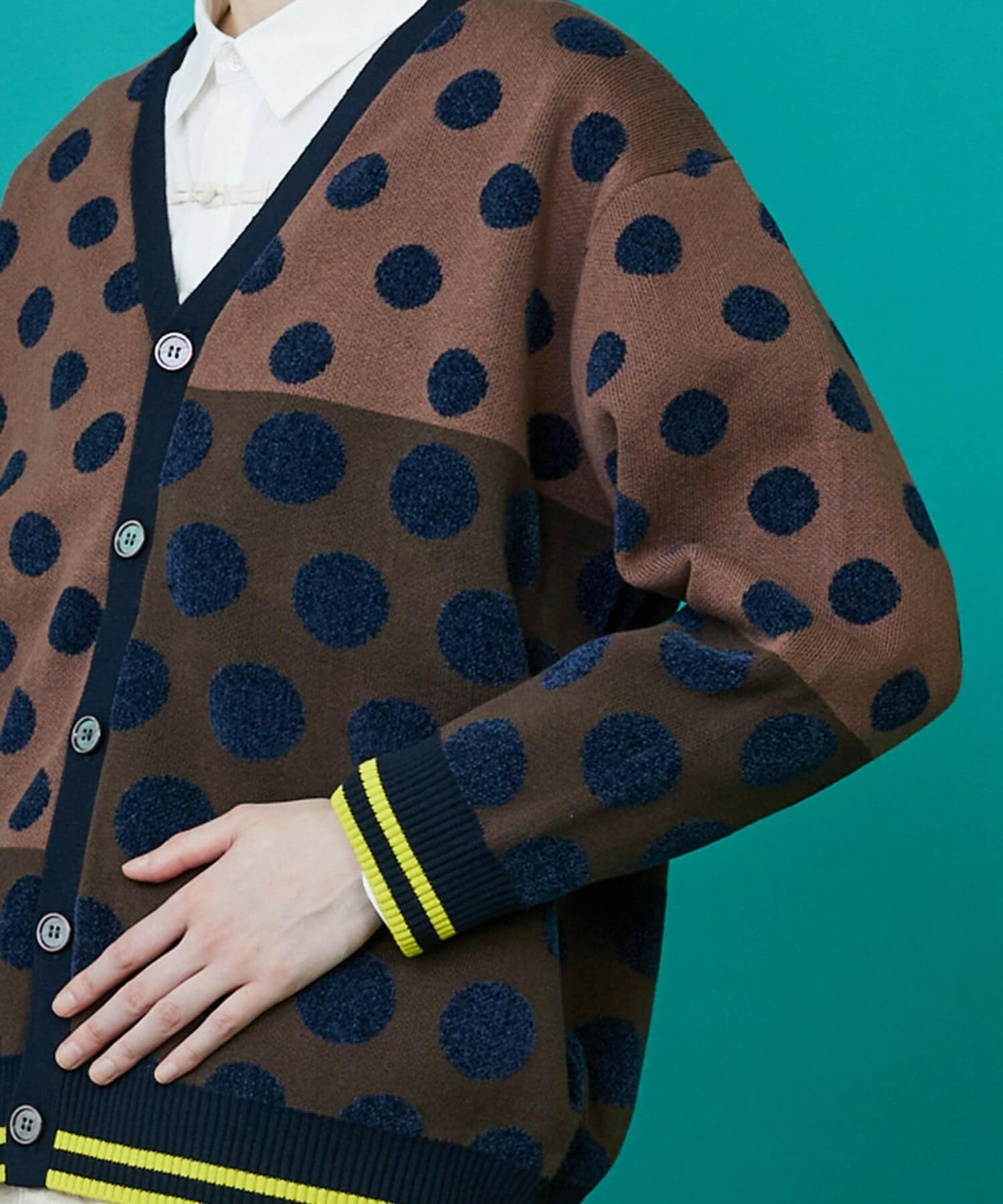 ドッツーニット ブラウン系 1サイズ