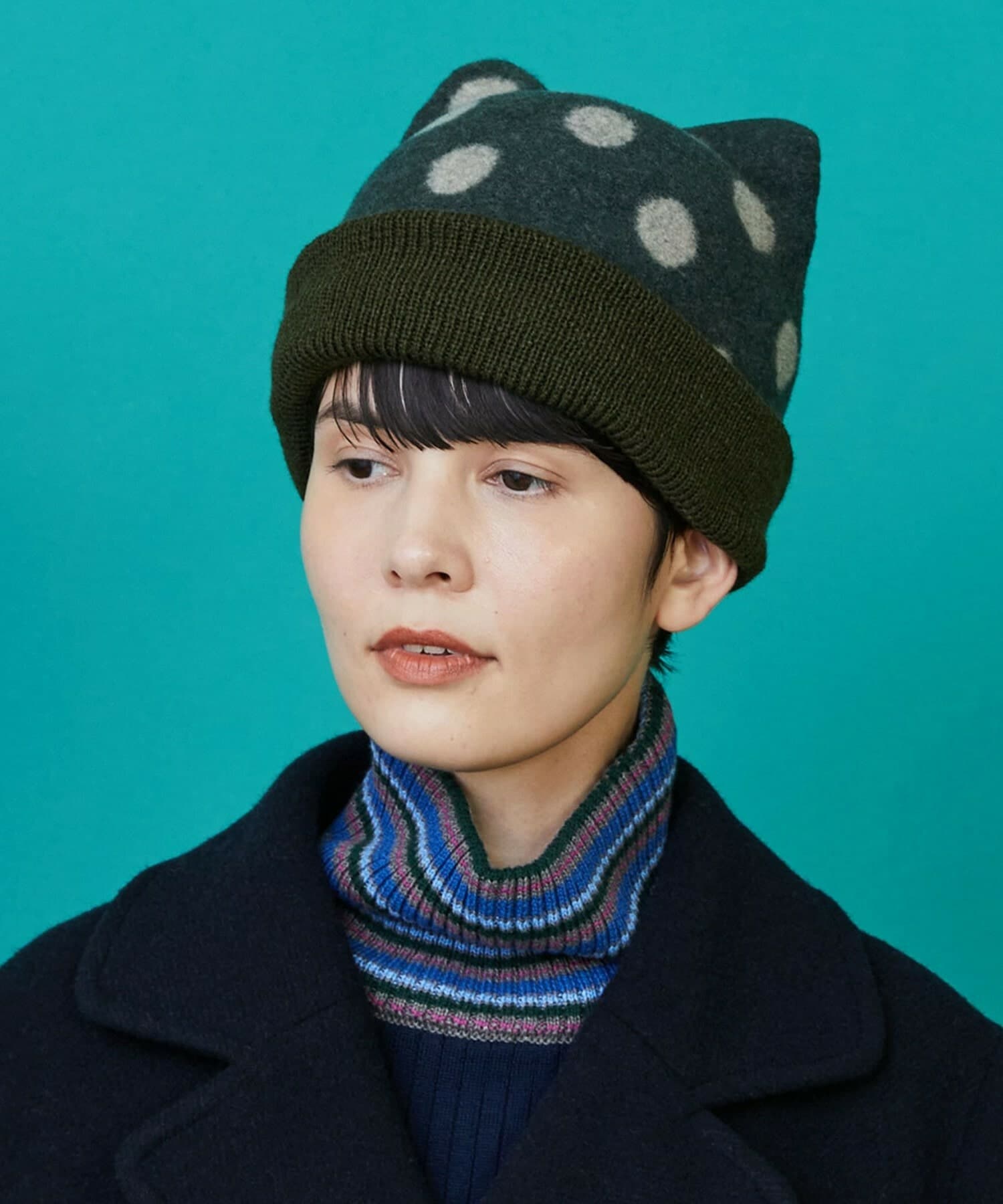 FRAPBOIS×Dodge ドットキャット グリーン Fサイズ