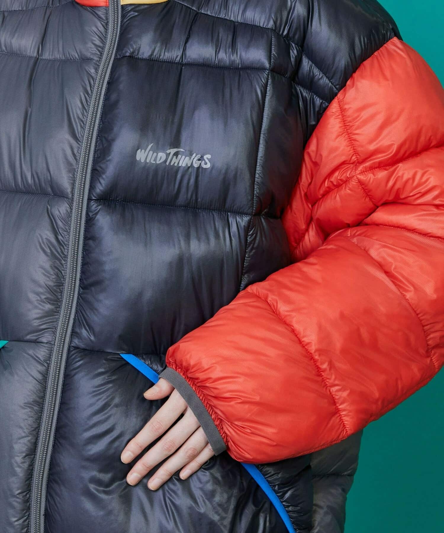 WILDTHINGS×FRAPBOIS 中綿ブルゾン マルチ Sサイズ