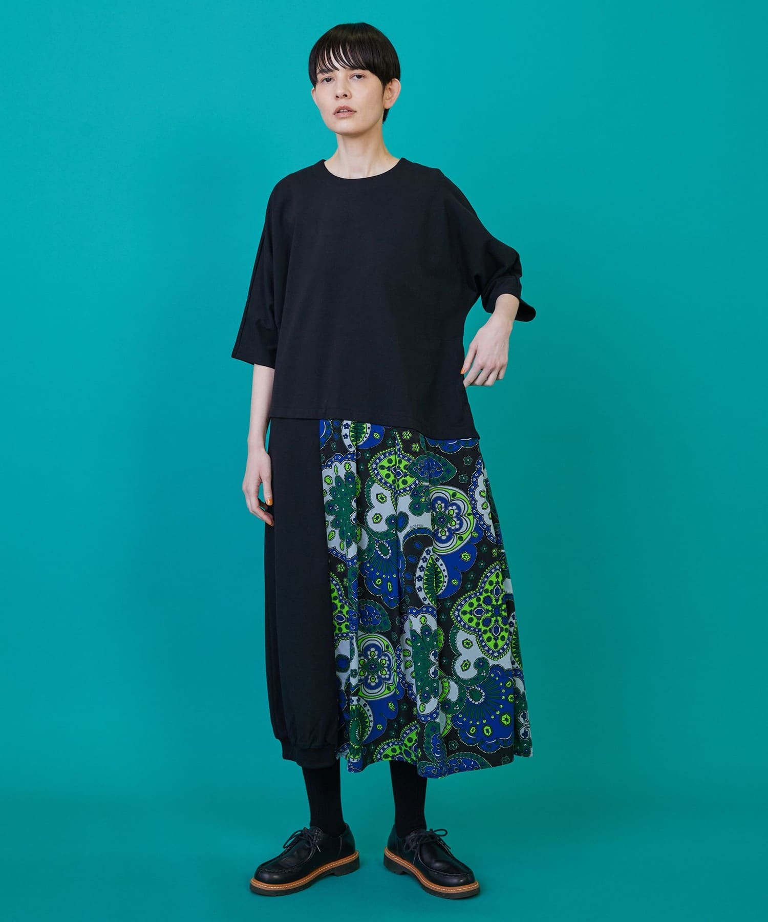 スカーフルカット（ワンピース） グレー 0サイズ