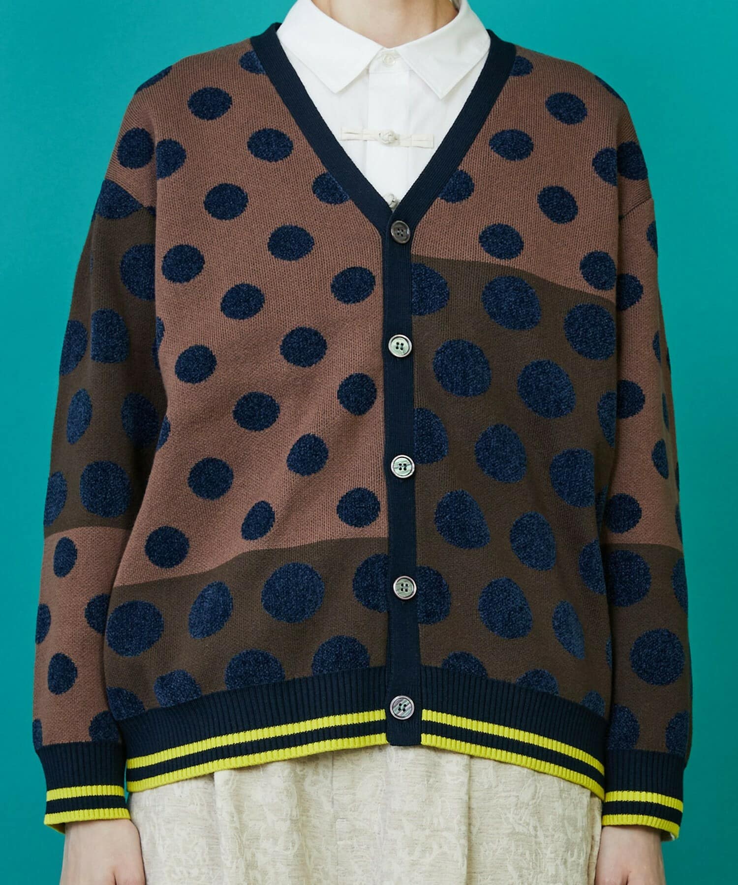 ドッツーニット ブラウン系 1サイズ