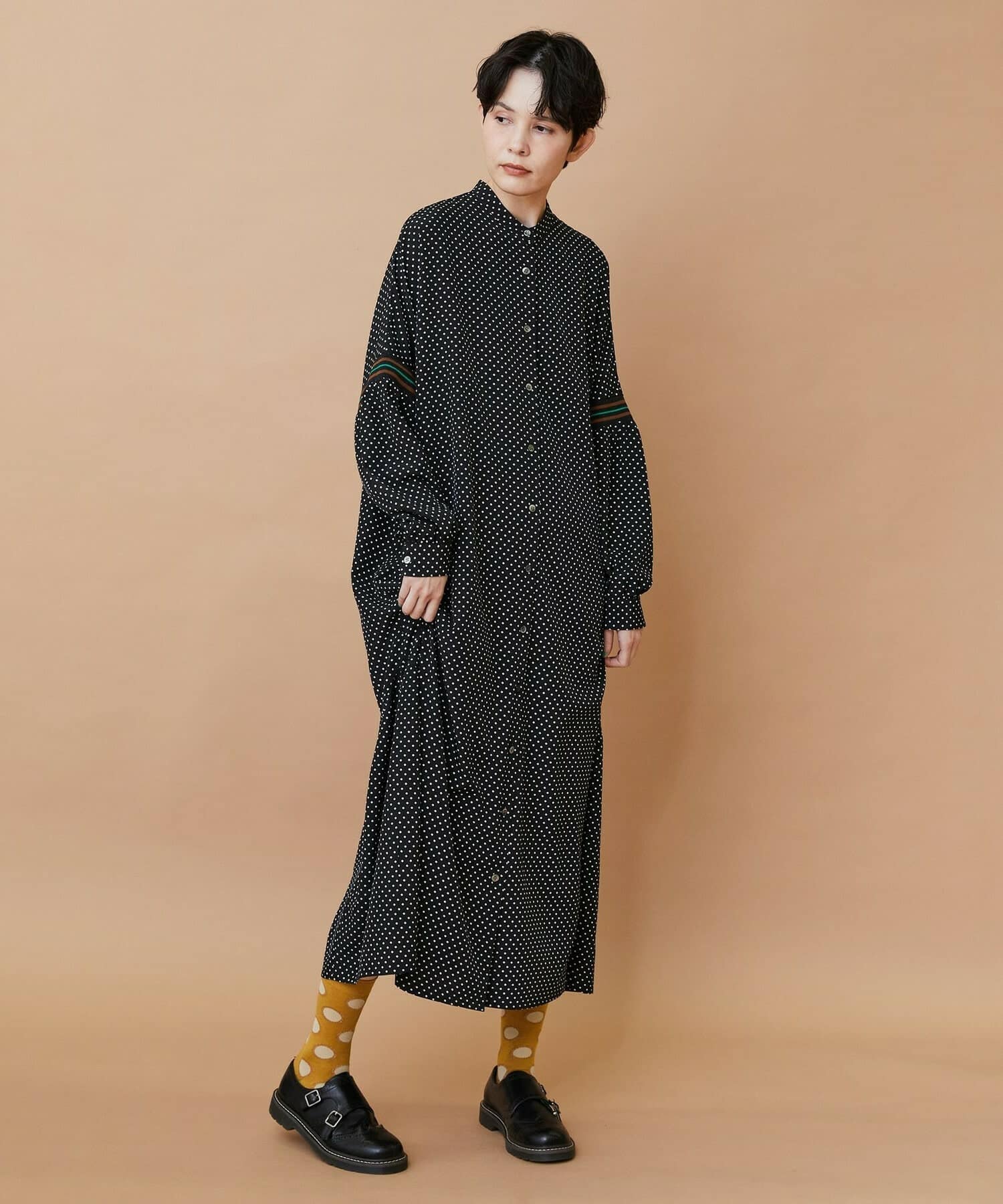 スプラッシュドット（ワンピース） ネイビー 0サイズ