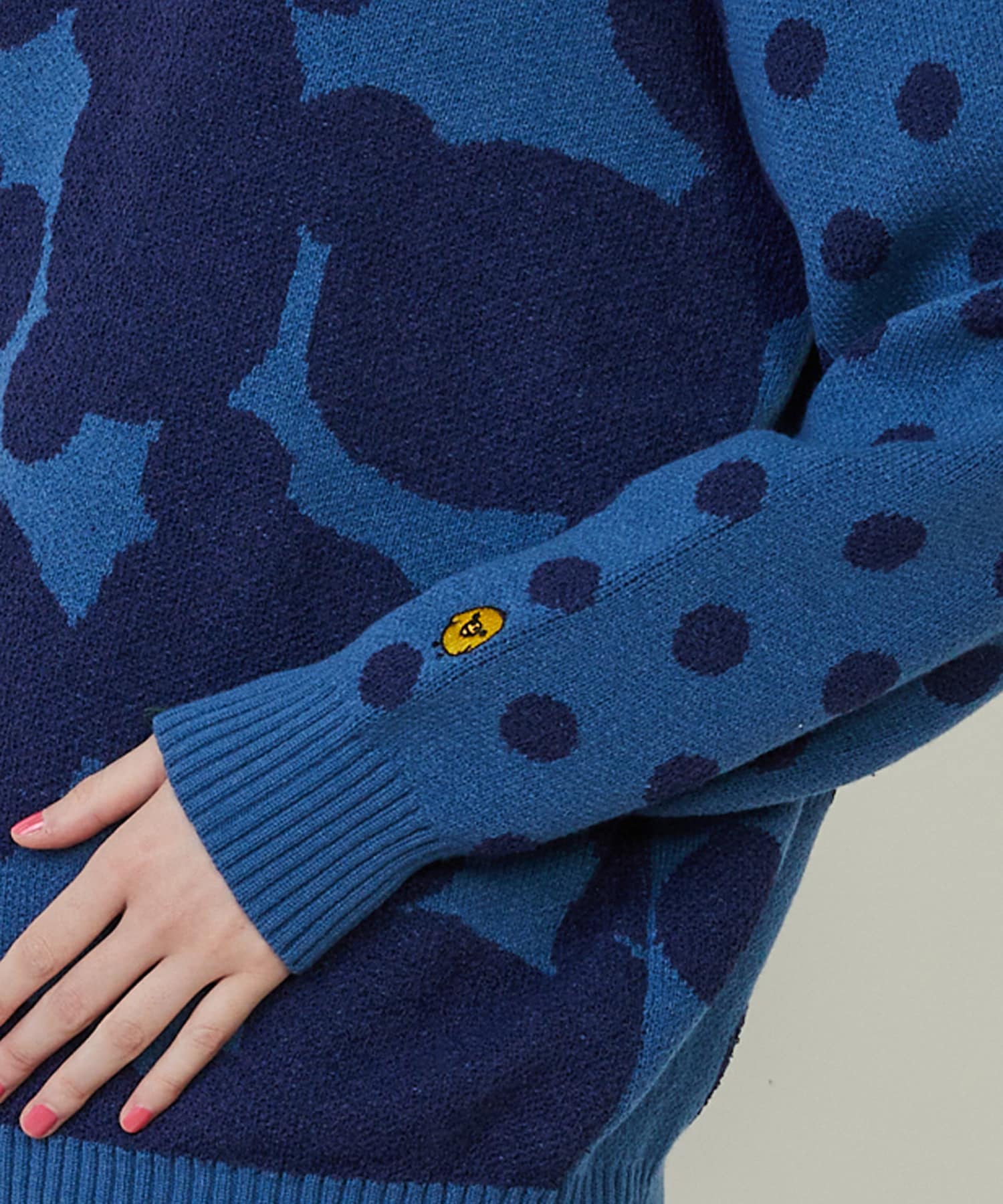 FRAPBOIS×Rilakkuma JQニット ブルー 1サイズ