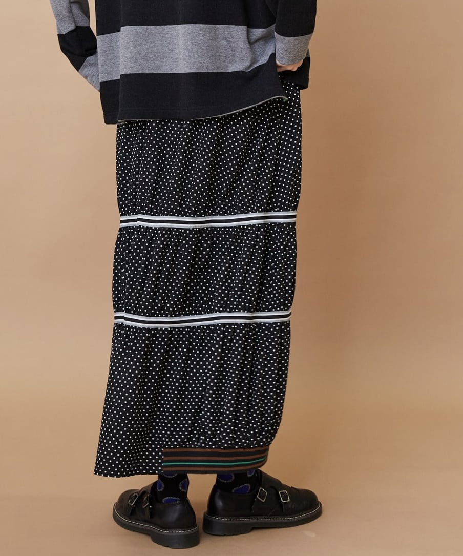 スプラッシュドット（スカート） ネイビー 0サイズ