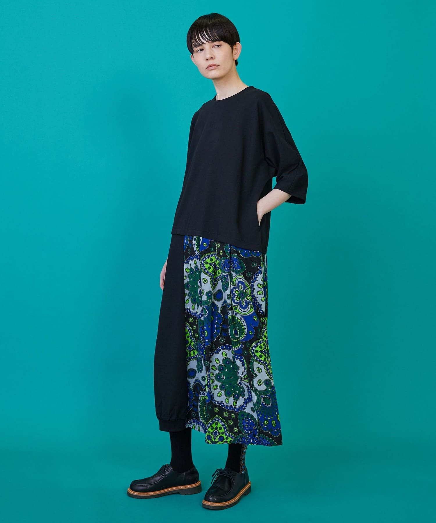 スカーフルカット（ワンピース）(0サイズ グレー)｜ フラボア