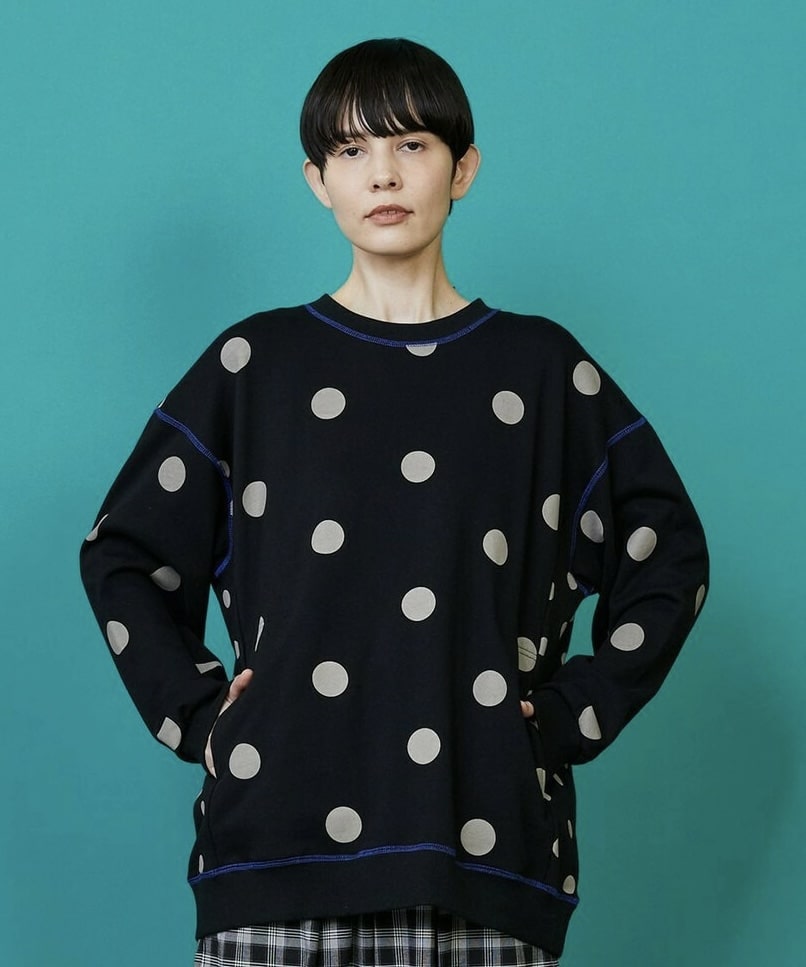 ステッチドット ブラック 1サイズ