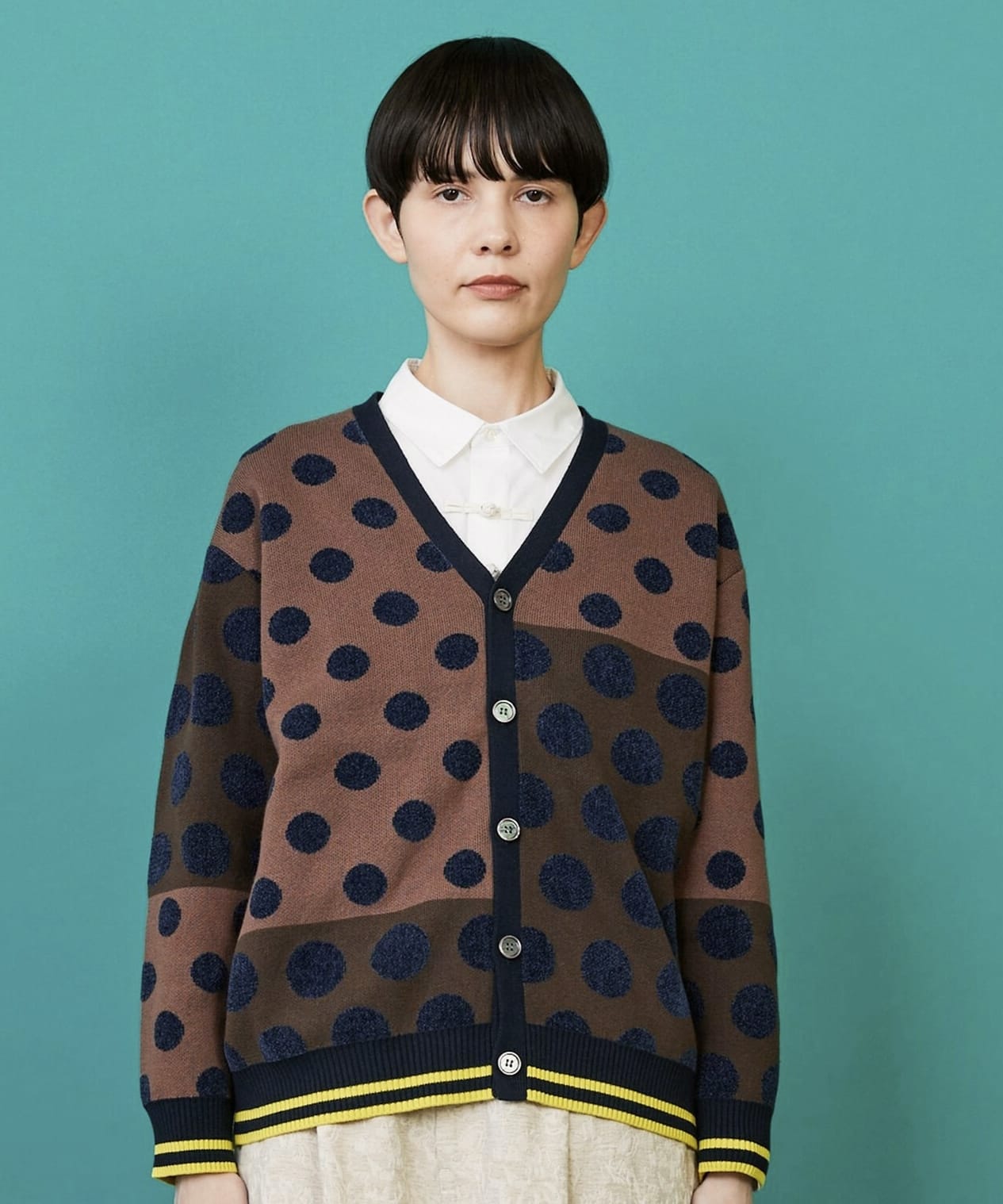 ドッツーニット ブラウン系 1サイズ