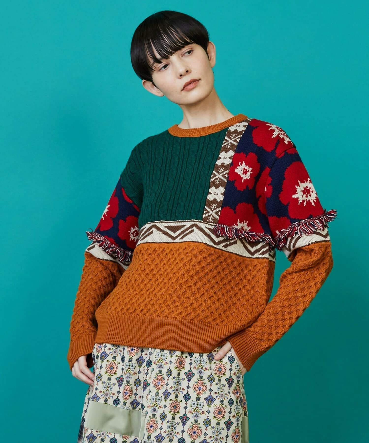 PWセーター キャメル 1サイズ