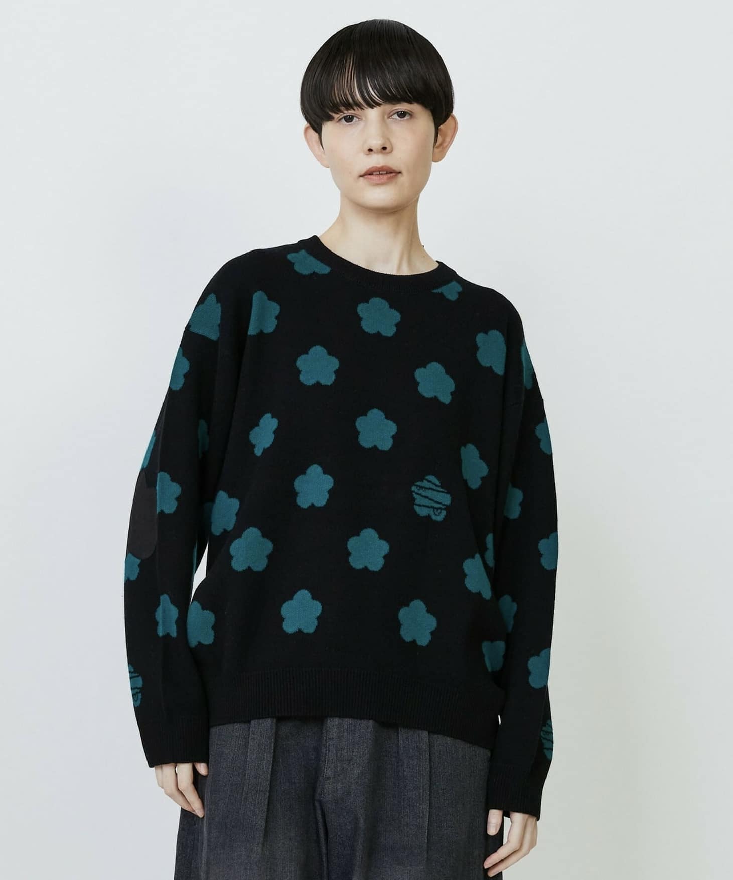 パークマークニット② ブラック 1サイズ