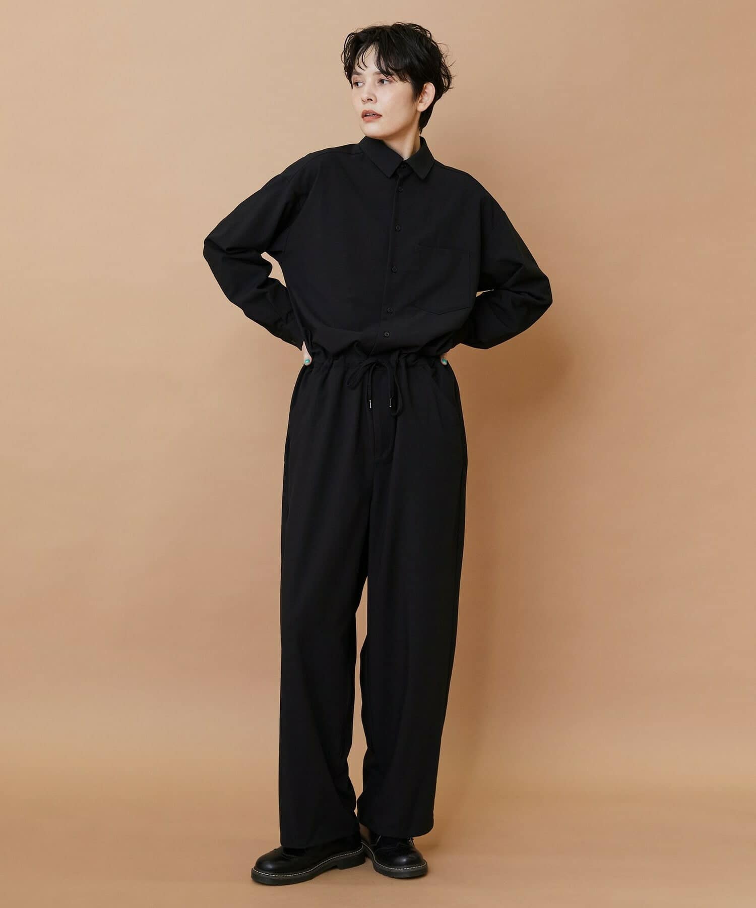 T/Rギャバ ブラック 1サイズ