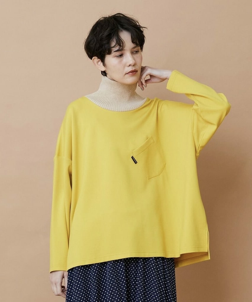 ロールネック イエロー 1サイズ
