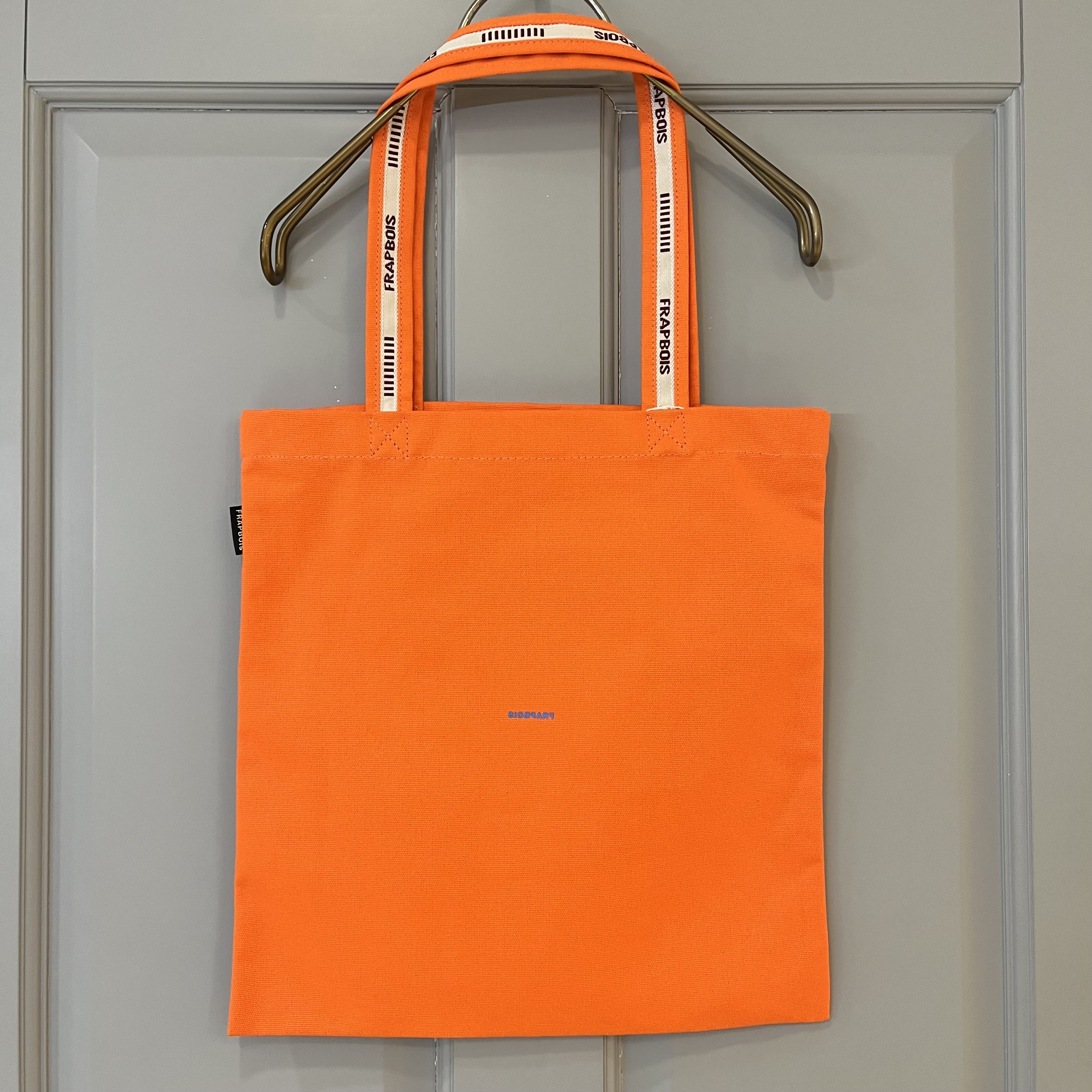 オレンジ レザー トートバッグ ロゴ付き Marc Jacobs ザ スモール レザートートバッグ | オレンジ