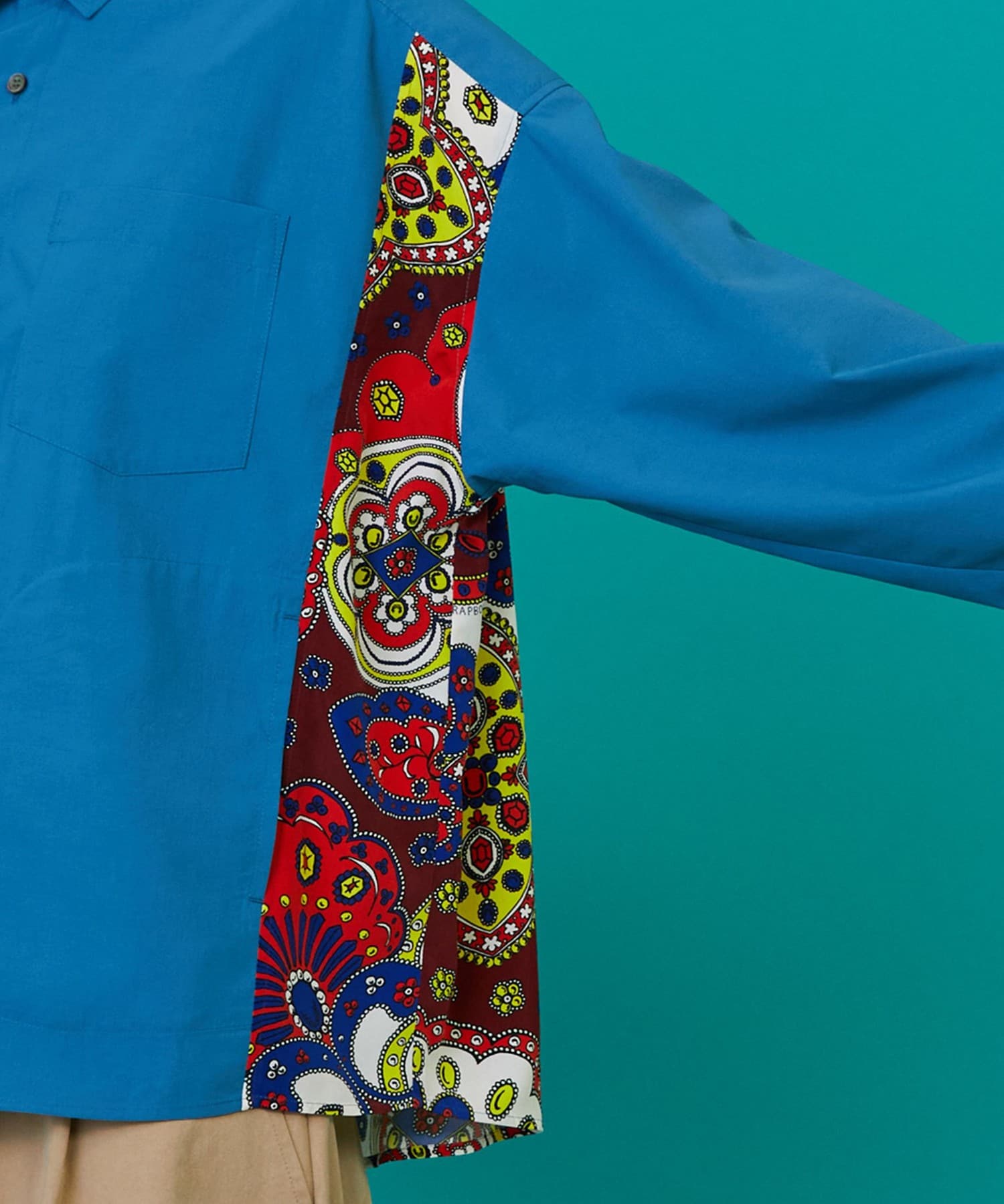 スカーフル（シャツ） ブルー 1サイズ