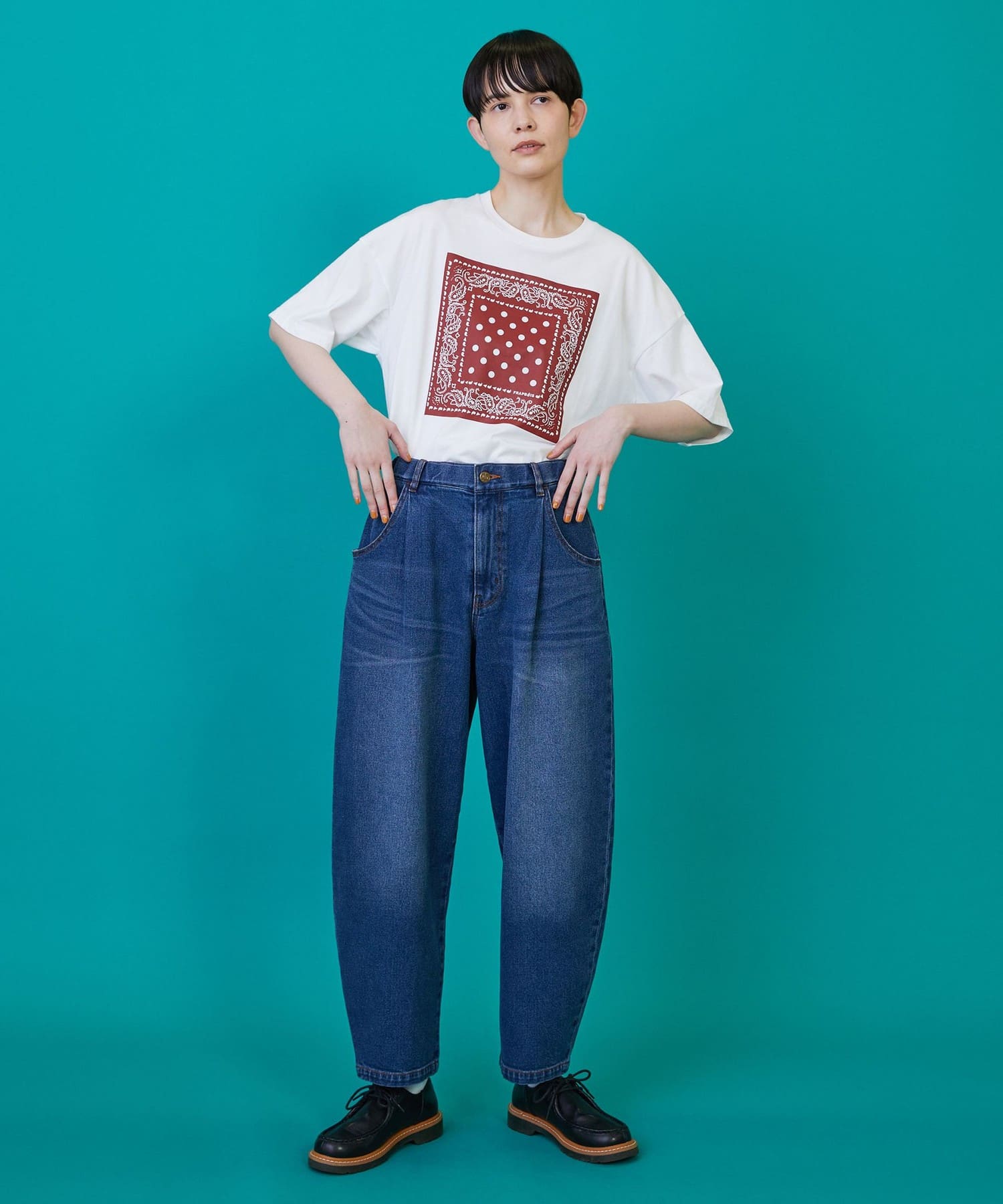 カーブデニム③（パンツ） ブルー 0サイズ