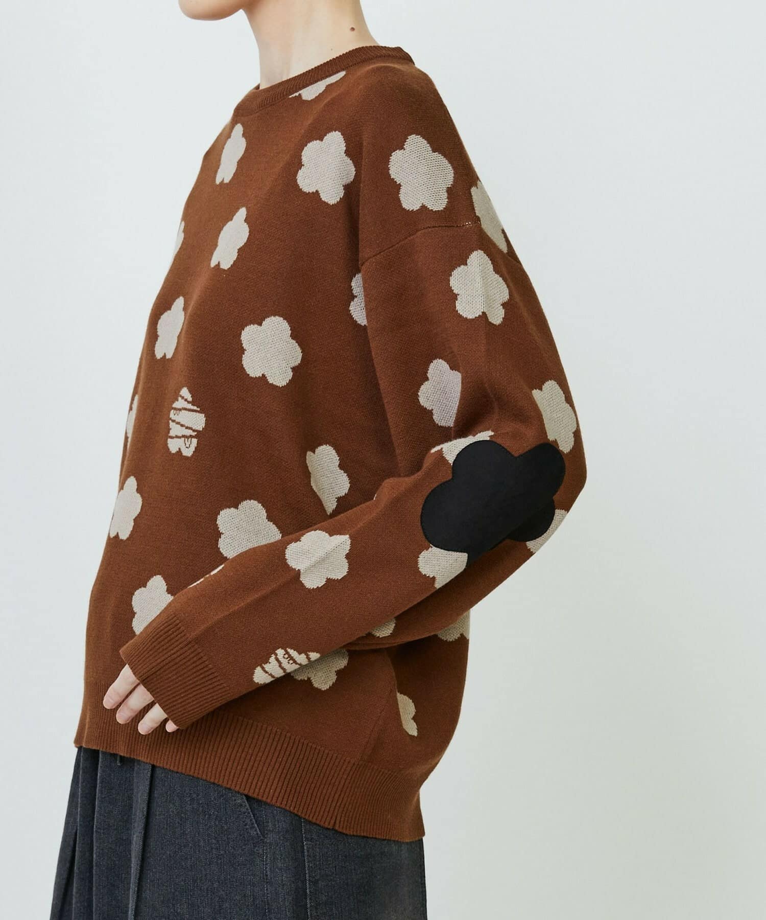 パークマークニット② ライトグレー 1サイズ