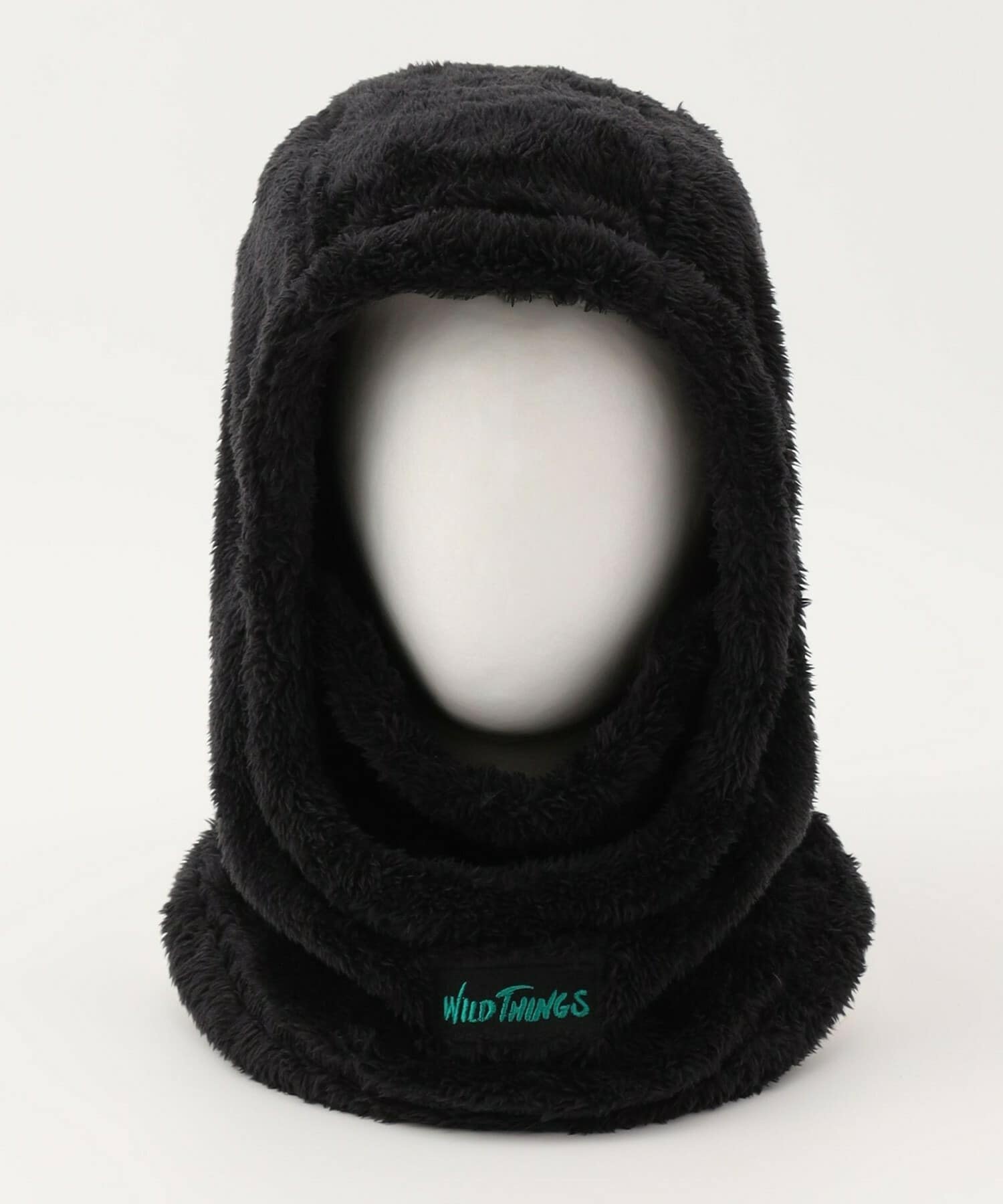 WILDTHINGS×FRAPBOIS シャギーフリースバラクラバ グレー Fサイズ