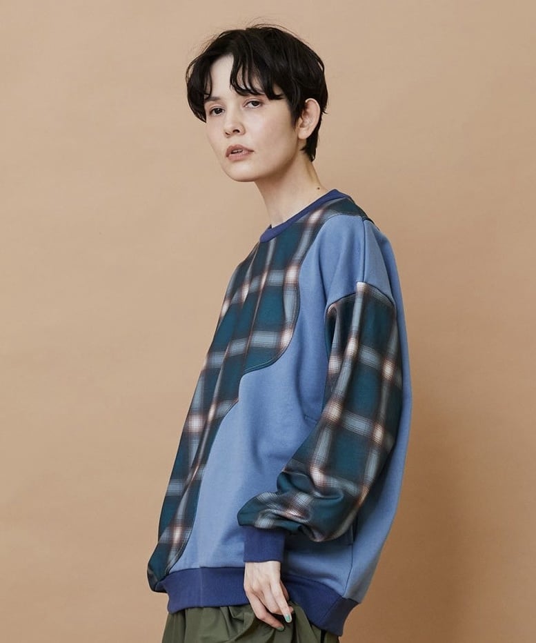 ハーフオンブレー ベージュ×イエロー 1サイズ