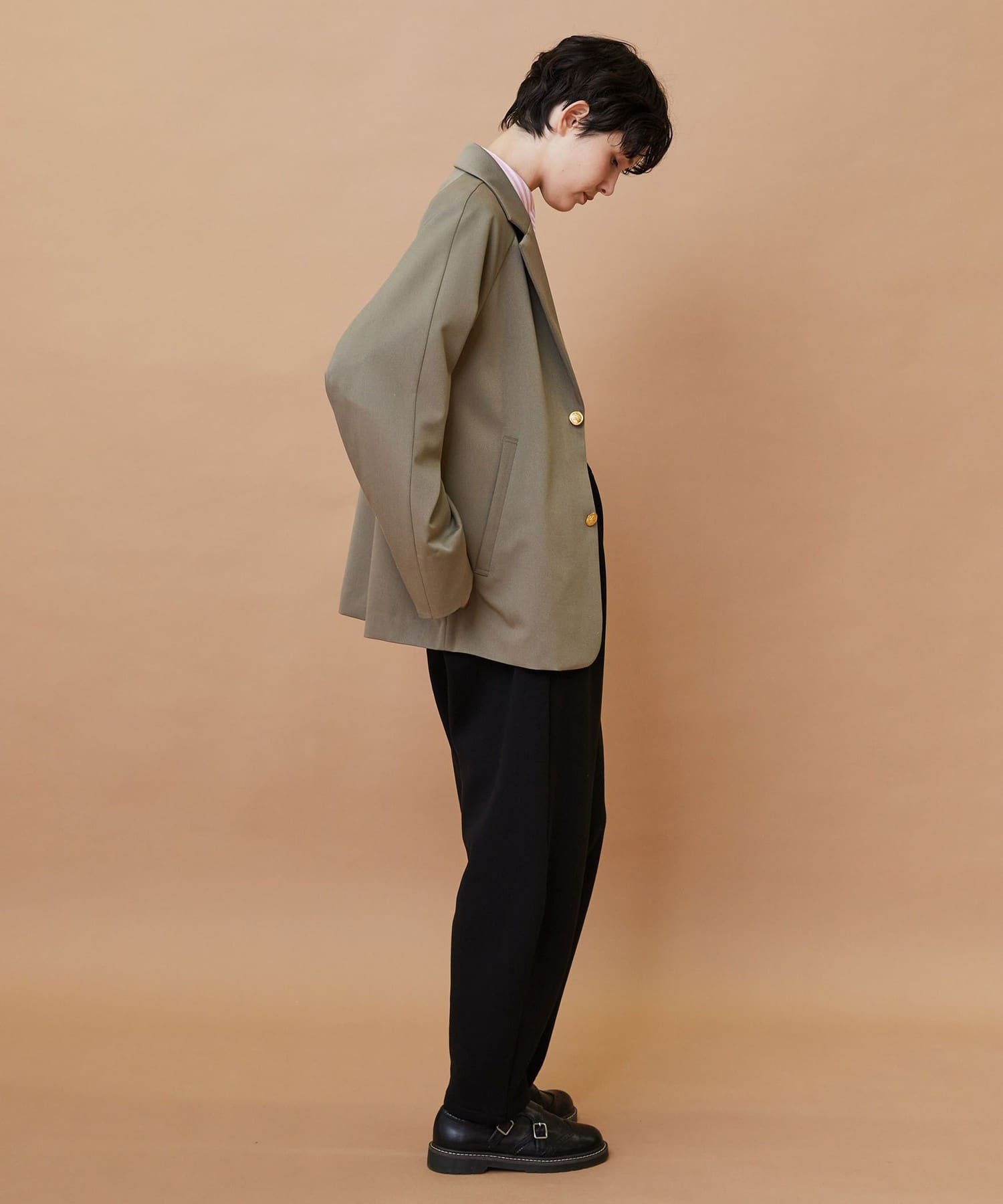 ブレイザー グレージュ 1サイズ