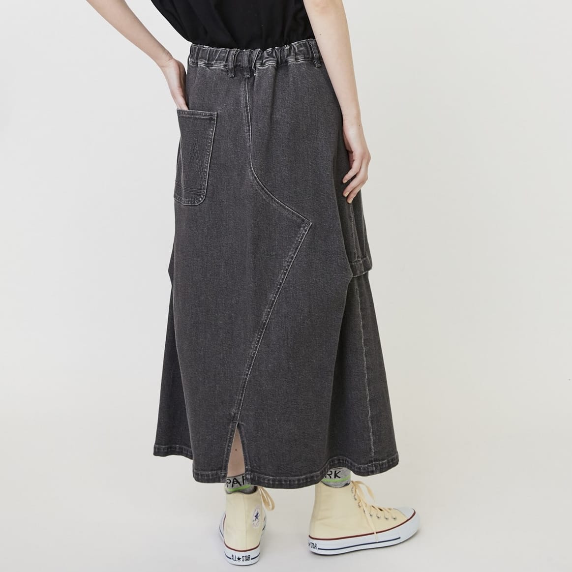 カーブデニム②(スカート) ケミカル 1サイズ