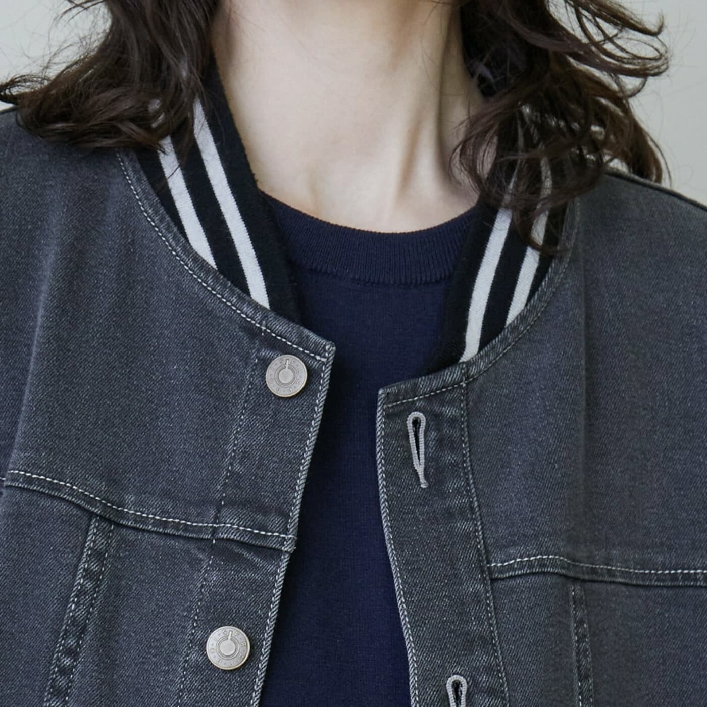 ムーブデニム②（ジャケット） ネイビー 2サイズ
