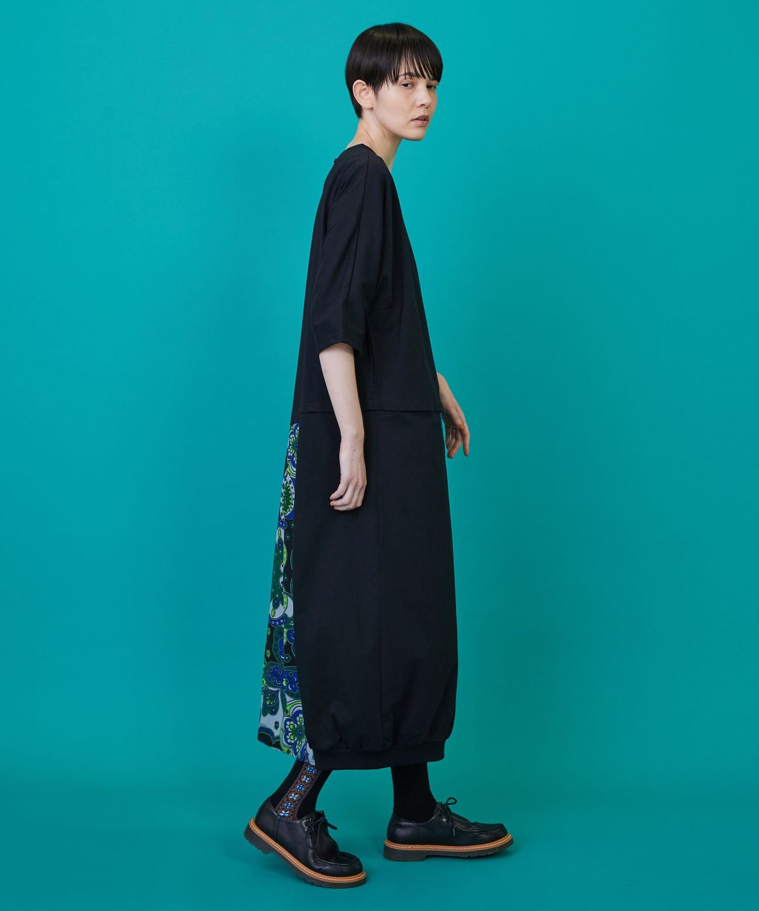 スカーフルカット（ワンピース） グレー 0サイズ