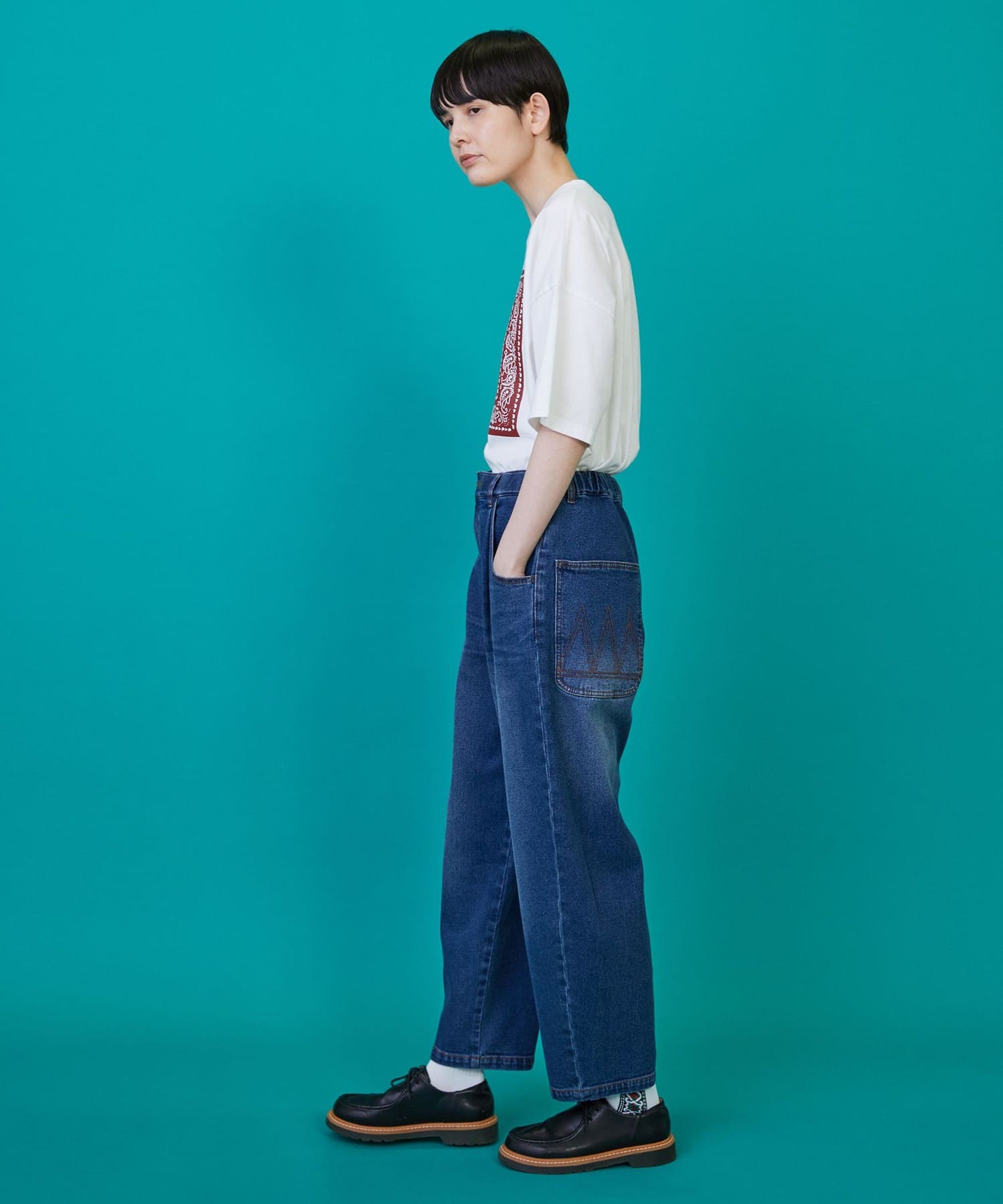 カーブデニム③（パンツ） ブルー 0サイズ