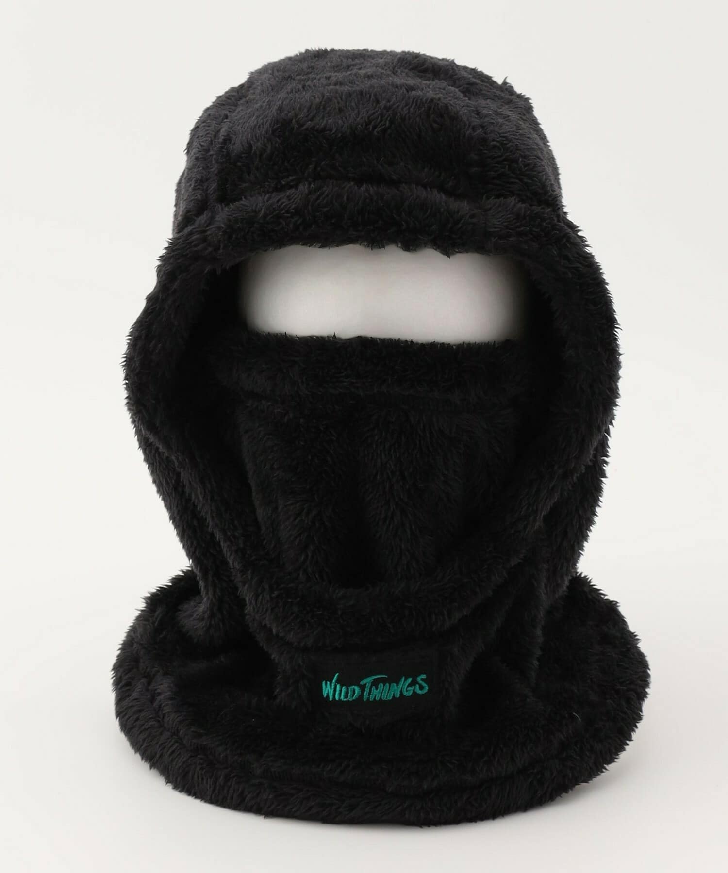 WILDTHINGS×FRAPBOIS シャギーフリースバラクラバ グレー Fサイズ