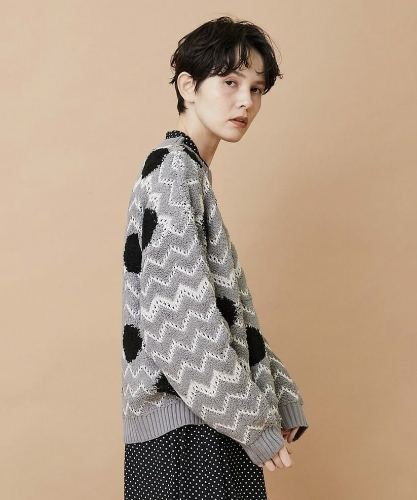 ウェーブドット カーキグリーン 1サイズ