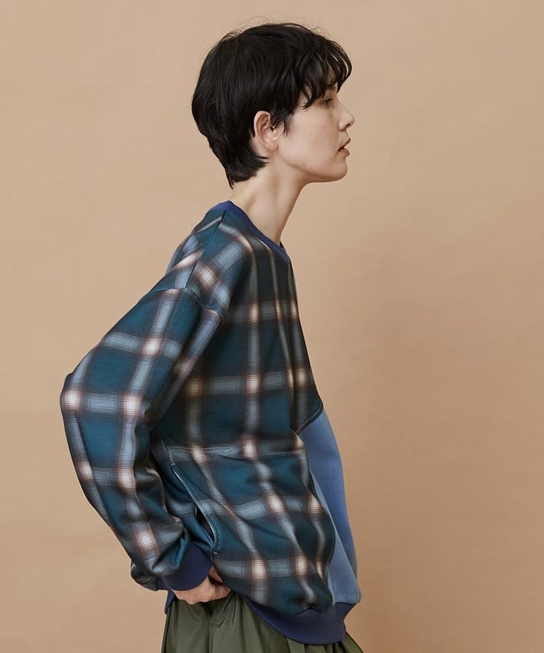 ハーフオンブレー ベージュ×イエロー 1サイズ