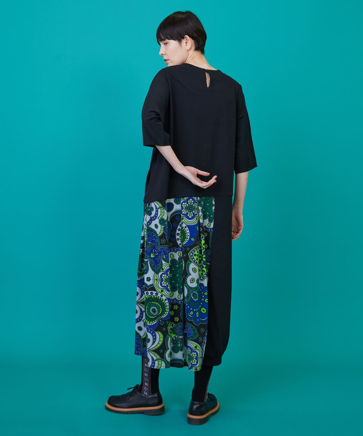 スカーフルカット（ワンピース）(0サイズ グレー)｜ フラボア